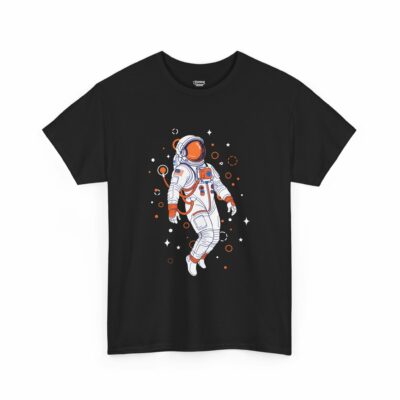 Astronaut Adventure Unisex Heavy Cotton Tee - Space Exploration Graphic
