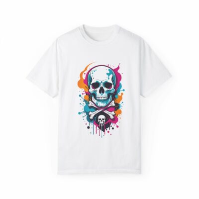 Skull Graphic Unisex T-Shirt - Edgy Art Design for Everyday Wear