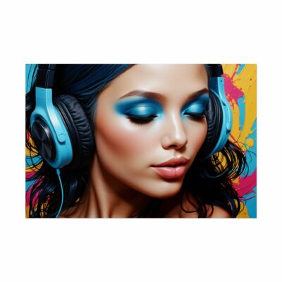 Vibrant Music-Inspired Rolled Posters - Perfect Wall Art for Music Lovers