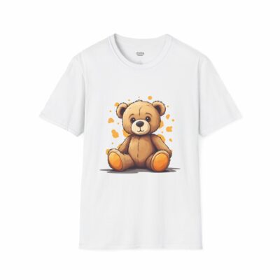 Cute Teddy Bear Unisex Softstyle T-Shirt - Comfortable & Fun